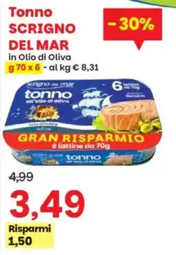 Prix Quality Tonno Scrigno del Mar in Olio di Oliva offerta