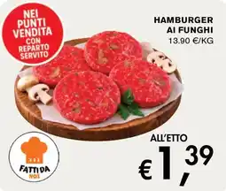 D'Italy Hamburger ai funghi offerta