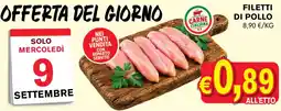 D'Italy Filetti di pollo Carne Italiana offerta