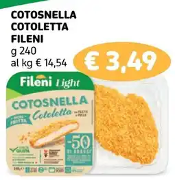 D'Italy Fileni Light Cotosnella Cotoletta offerta