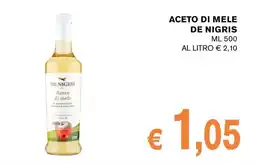 D'Italy Aceto di mele De Nigris offerta