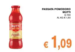 D'Italy Passata Pomodoro Mutti offerta