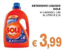 D'Italy Detersivo liquido Sole offerta