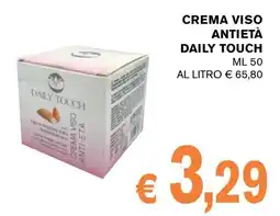 D'Italy Daily Touch Crema Viso Anti-Età offerta