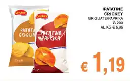 D'Italy Patatine Crickey offerta