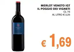 D'Italy Merlot Veneto IGT Il Poggio dei Vigneti offerta