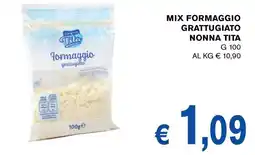 D'Italy Mix formaggio grattugiato Nonna Tita offerta