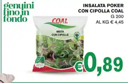 D'Italy Insalata poker con cipolla Coal offerta