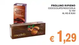 D'Italy Frollini ripieni con crema alla nocciola offerta
