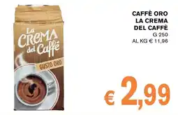 D'Italy La Crema del Caffé Gusto Oro offerta