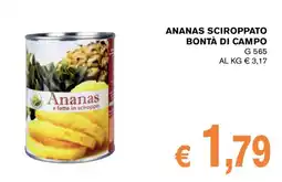 D'Italy Ananas Bontà di Campo offerta