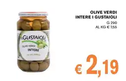D'Italy Olive verdi intere i gustaioli offerta