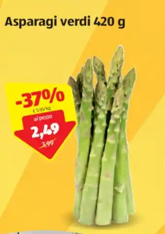 ALDI Asparagi verdi 420g offerta