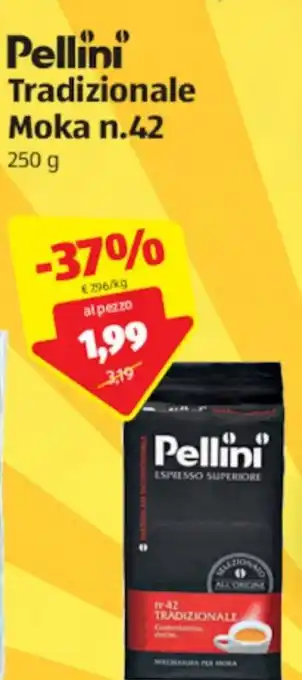 ALDI Pellini Tradizionale Moka n. 42 250g offerta