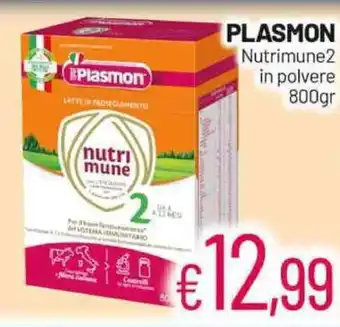 Franzy's Plasmon Nutrimune 2 in polvere 800gr offerta