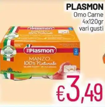 Franzy's Plasmon Omo Carne 4x120gr offerta