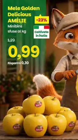 Prix Quality Mele Golden Delicious Amelie offerta