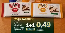 Prix Quality Wafer Cabrioni Cacao/Nocciola offerta
