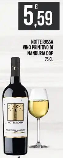Supermercato Pollio Notte Rossa Vino Primitivo di Manduria DOP offerta