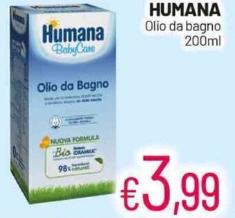 Franzy's Humana Olio da bagno 200ml offerta