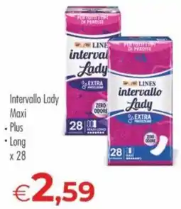 MerSi Supermercati Lines Intervallo Lady Maxi offerta