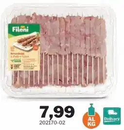 GrosMarket Arrostitini di Pollo e Salsa Fileni offerta