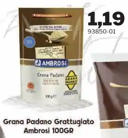 GrosMarket Grana Padano Grattugiato Ambrosi offerta