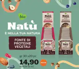 GrosMarket Natu Granola offerta