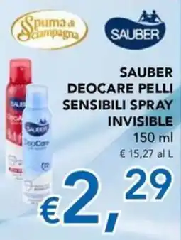 Migross Superstore Sauber deocare pelli sensibili spray invisible offerta