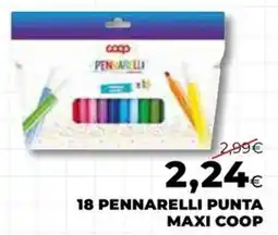 Extracoop Pennarelli punta maxi Coop offerta