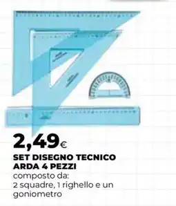 Extracoop Set disegno tecnico Arda offerta