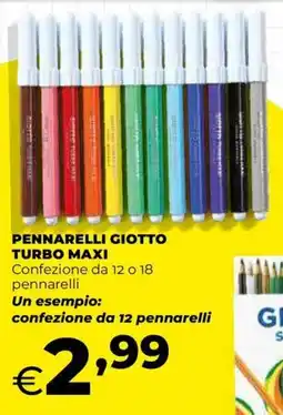 Extracoop Pennarelli Giotto Turbo Maxi offerta