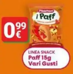 Supermercati Gulliver Plasmon Paff Snack offerta
