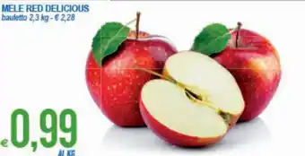MD Discount Mele Red Delicious bauletto 2,3kg offerta