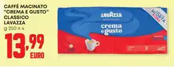 Panorama Caffè macinato Crema e Gusto Lavazza offerta