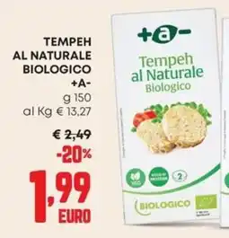 Panorama Tempeh al Naturale Biologico +A- offerta