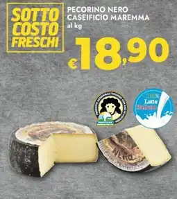 Bennet Pecorino Nero Caseificio Maremma offerta
