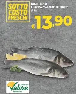 Bennet Branzino filiera valore bennet offerta