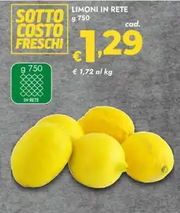 Bennet Limoni in rete offerta