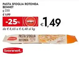 Bennet Bennet pasta sfoglia rotonda offerta
