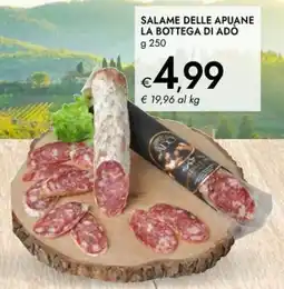 Bennet Salame delle Apuane La Bottega di Adò offerta