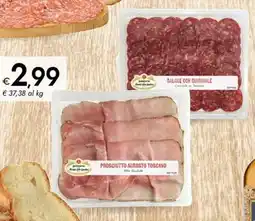 Bennet Prosciutto arrosto toscano alta qualità o salame di cinghiale o lonzino toscano offerta