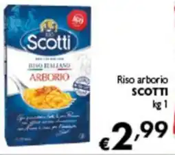 Spak Supermercati Scotti Riso arborio offerta