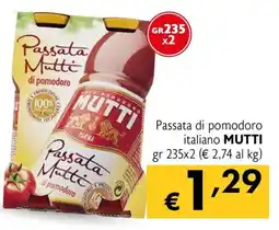 Maxi Family Passata di pomodoro Mutti offerta