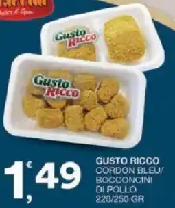 Sisa Gusto Ricco Cordon Bleu/ Bocconcini di Pollo offerta