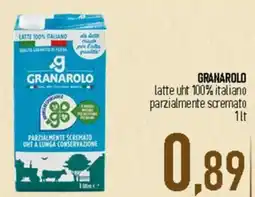 Ciro Amodio Granarolo latte uht 100% italiano parzialmente scremato offerta