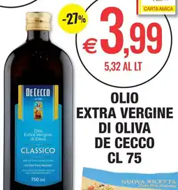 Palmarket De Cecco Olio Extra Vergine di Oliva offerta