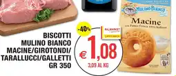 Palmarket Biscotti Mulino Bianco Macine/Girotondi/Tarallucci/Galletti offerta