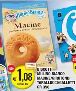 Palmarket Biscotti Mulino Bianco Macine/Girotondi Tarallucci/Galletti offerta