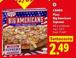 Lidl Cameo Pizza Big Americans Supreme offerta